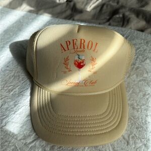 Aperol Spirit Beige Trucker Hat